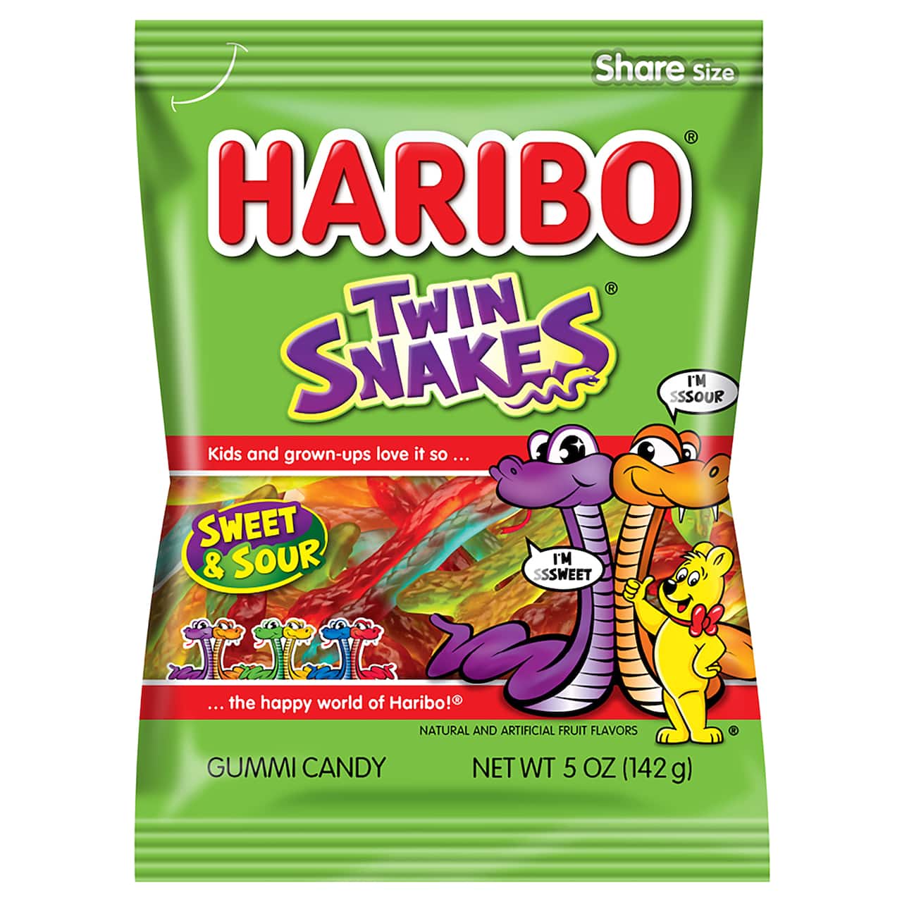 Haribo® Twin Snakes® Sweet & Sour Gummi Candy